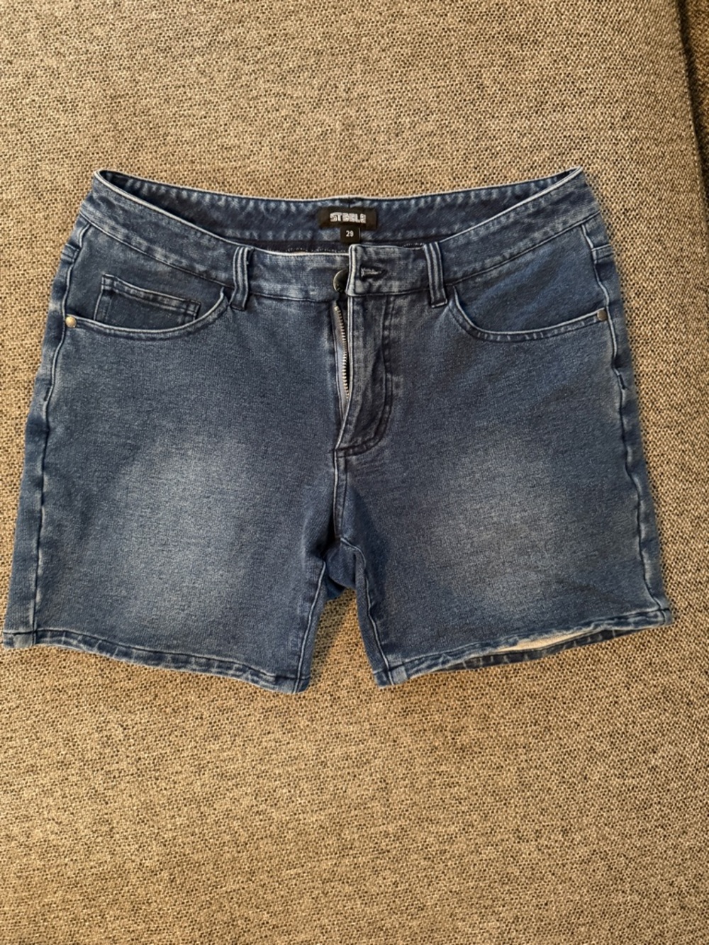 ST33LE Denim Mid-Blue Jean Shorts